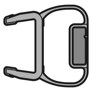 HÜPPE Magnetleiste gerade, für 8 mm Glasstärke für Duschabtrennungen