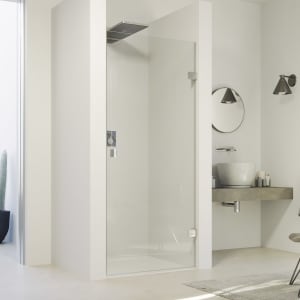 HÜPPE SolvaPro Schwingtür in Nische 50-90 x 200,1-220 cm, mit Anti-Plaque