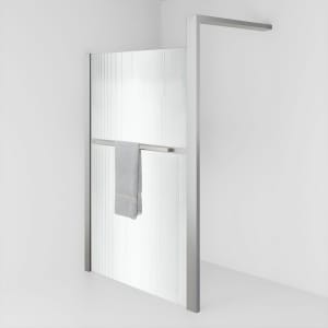 HÜPPE Sphere 4-Eck Walk-In Seitenwand alleinstehend 114 - 122 cm, ohne Licht