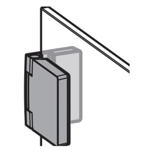 HÜPPE SolvaPro rahmenlos Wandwinkel innen