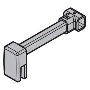 HÜPPE T-Lösung-Bügel mit Querverstrebung