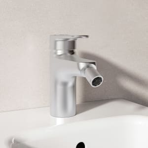 Ideal Standard Alu+ Einhebel-Bidetarmatur mit Push-Open Ventil