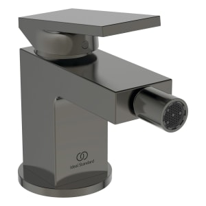 Ideal Standard Extra Bidetarmatur, Ausladung 11,3 cm, mit Ablaufgarnitur