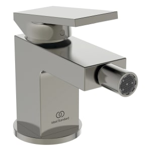 Ideal Standard Extra Bidetarmatur, Ausladung 11,3 cm, mit Ablaufgarnitur