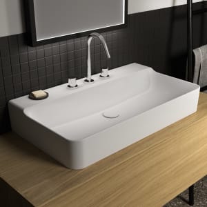 Ideal Standard Conca Waschtisch 80 cm, 3 Hahnlöcher, ohne Überlauf