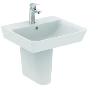 Ideal Standard Connect Air Waschtisch 50 cm, mit 1 Hahnloch, mit Überlauf