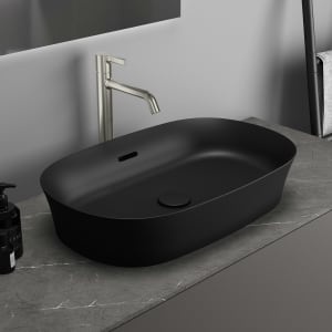 Ideal Standard Ipalyss Aufsatzschale oval mit Überlauf, ohne Hahnloch 60 x 38 cm