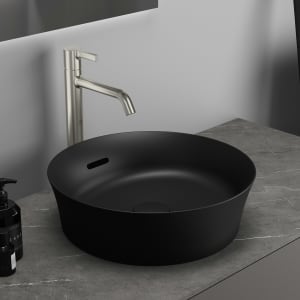 Ideal Standard Ipalyss Aufsatzschale rund mit Überlauf, ohne Hahnloch 40 x 40 cm