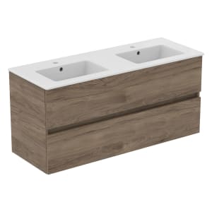 Ideal Standard Eurovit+ Möbelpaket mit Waschtisch 121 cm und Unterschrank 120 cm, 2 Auszüge