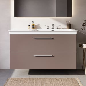 Ideal Standard i.life B Waschtischunterschrank 100 cm mit 2 Auszügen, asymmetrisch rechts