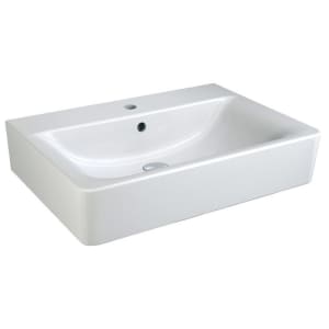 Ideal Standard Connect Waschtisch 65 cm, mit 1 Hahnloch, mit Überlauf
