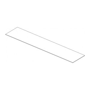 Ideal Standard Ersatz-Waschtischplatte ohne Ausschnitt