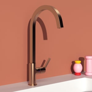 Ideal Standard Gusto Küchenarmatur Ausladung 20,4 cm eckiger Auslauf