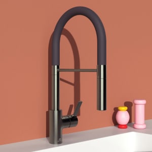 Ideal Standard Gusto Küchenarmatur Ausladung 22,5 cm Semi-Pro 2-Funktionsbrause