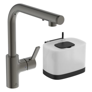 Ideal Standard Gusto Küchenarmatur Ausladung 23,2 cm L-Auslauf mit Seife