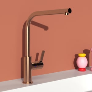 Ideal Standard Gusto Küchenarmatur Ausladung 23,2 cm L-Auslauf