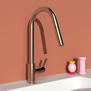 Ideal Standard Gusto Küchenarmatur Ausladung 24,1 cm 2-Funktions-Brause