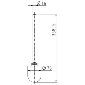 Jado Ersatzbürste ohne Handgriff
