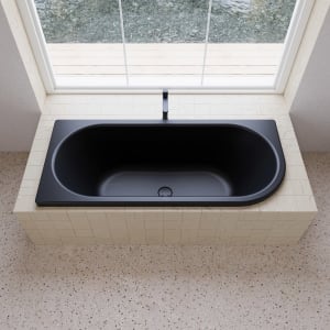 Kaldewei CENTRO DUO 1 RECHTS Mod. 137 Eckbadewanne 180 x 80 cm, rechts abgerundet