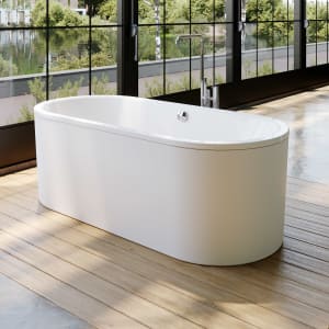 Kaldewei CLASSIC DUO OVAL freistehend Mod. 113-7 Badewanne mit Schürze 170 x 75 cm