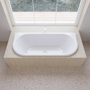 Kaldewei CENTRO DUO 2 Mod. 135 Badewanne 180 x 80 cm, links und rechts abgerundet