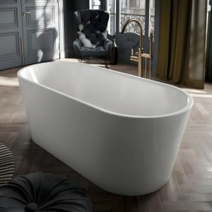 Kaldewei MEISTERSTÜCK CLASSIC DUO OVAL Mod.1021-4034 165 x 71 cm, mit Überlauf und Ablaufdeckel emailliert