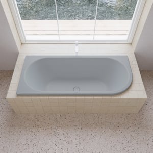 Kaldewei CENTRO DUO 1 RECHTS Mod. 137 Eckbadewanne 180 x 80 cm, rechts abgerundet und mit Grifflöcher