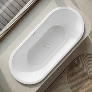 Kaldewei CENTRO DUO OVAL Mod. 127-1 Badewanne 170 x 75 cm, mit Perl-Effekt und Grifflöcher