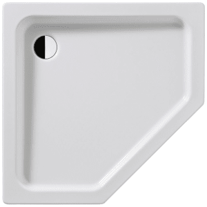 Kaldewei Cornezza 671-1 Fünfeck-Duschwanne 90 x 90 x 6,5 cm