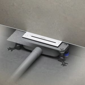 Kaldewei FLOWPOINT-Set Punktablauf 2410 mit FLOWDRAIN 4203 horizontal regular
