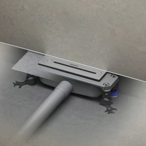 Kaldewei FLOWPOINT-Set Punktablauf 2410 mit FLOWDRAIN 4204 horizontal flat
