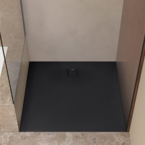 Kaldewei ALUVIA 3253 Duschwanne 90 x 90 cm aus SolidLite, mit Invisible Grip