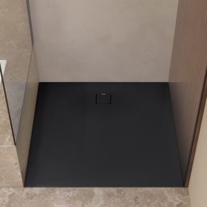 Kaldewei ALUVIA 3255 Duschwanne 100 x 100 cm mit SolidLite und Invisible Grip