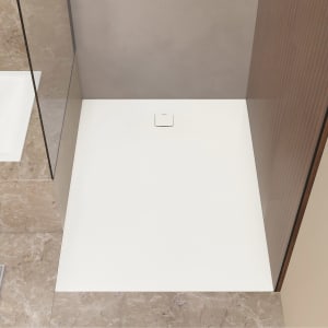 Kaldewei ALUVIA 3256 Duschwanne 100 x 140 cm aus SolidLite, mit Invisible Grip