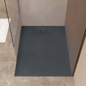 Kaldewei ALUVIA 3263 Duschwanne 100 x 120 cm aus SolidLite, mit Invisible Grip