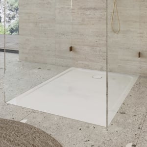 Kaldewei CAYONOPLAN 2225-5 Duschwanne 90 x 130 cm, mit Antislip, inkl. Wannenträger extraflach