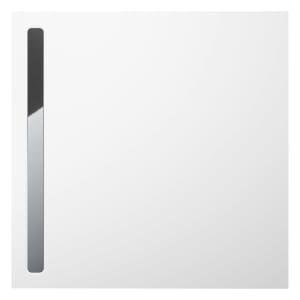 Kaldewei NEXSYS 2612 Duschfläche mit Ablaufrinne 90 x 90 cm, mit Secure Plus