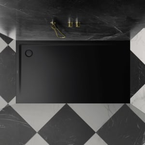 Kaldewei SUPERPLAN 1861-2 Duschwanne 100 x 150 cm mit Secure Plus, inkl. Wannenträger