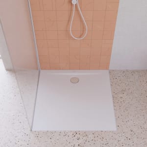 Kaldewei SUPERPLAN ZERO 1516-1 Duschwanne 80 x 80 cm mit Perl-Effekt