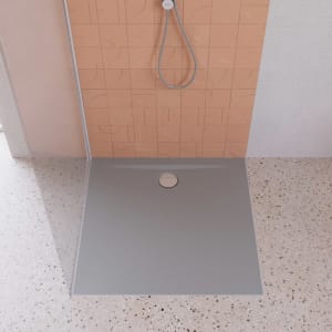 Kaldewei SUPERPLAN ZERO 1524-1 Duschwanne 90 x 90 cm mit Secure Plus