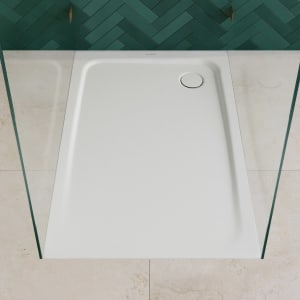 Kaldewei TEMPER Duschwanne 75 x 100 cm mit Invisible Grip