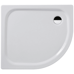 Kaldewei Zirkon 601-1 Viertelkreis-Duschwanne 80 x 90 x 3,5 cm