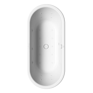 Kaldewei Centro Duo Oval 128-1 mit BODY&SOUL Whirlsystem