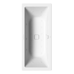 Kaldewei Conoduo 733 mit BODY&SOUL Whirlsystem, Ab -und Überlauf mit Wassereinlauf