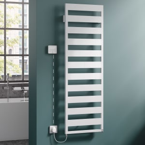 Kermi Casteo-E Badheizkörper 75 x 3 x 180,6 cm inkl. Elektro-Set WRS links