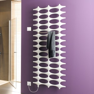 Kermi Ideos-E Badheizkörper 50,8 x 3,7 x 115,1 cm inkl. Elektro-Set WRS links