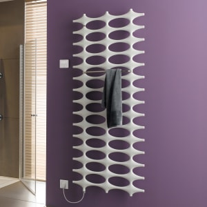 Kermi Ideos-E Badheizkörper 75,8 x 3,7 x 152,6 cm inkl. Elektro-Set WRS links