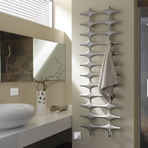 Kermi Ideos-V Elektro-Zusatzbetrieb Badheizkörper 75,8 x 3,7 x 115,1 cm inkl. Elektro-Set WWS links