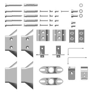 Kermi Befestigungs-Set Diveo-E