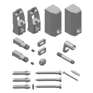 Kermi Befestigungs-Set Geneo quadris-E